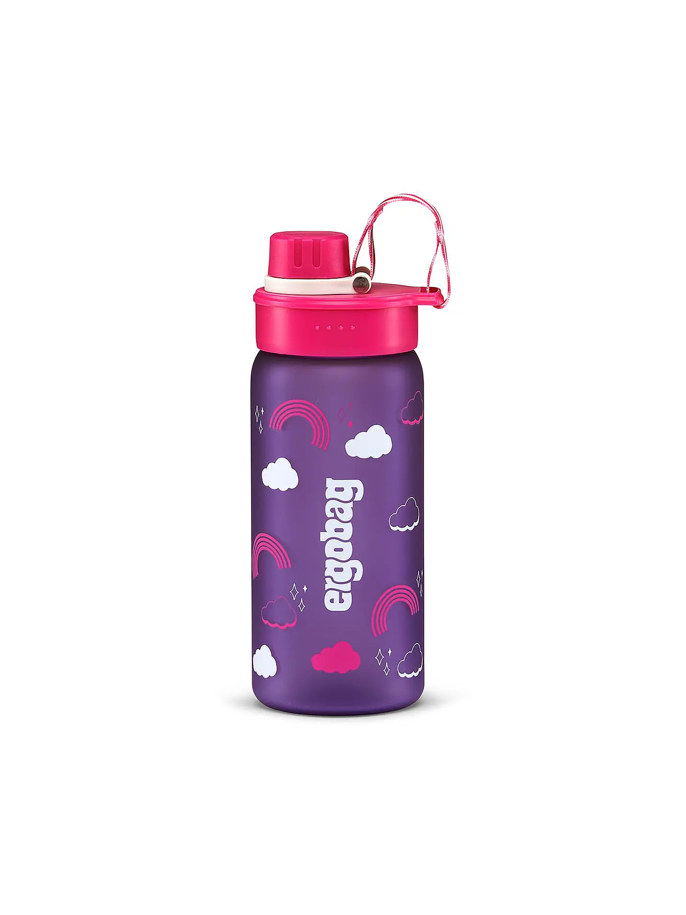 ERGOBAG | Trinkflasche 0,5L Blümchen | lila